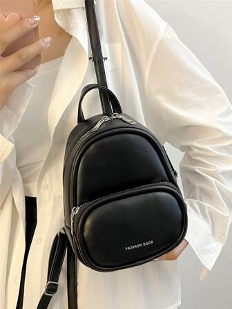 字母圖案經典背包