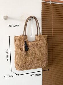 简约奢华的纯色手提包