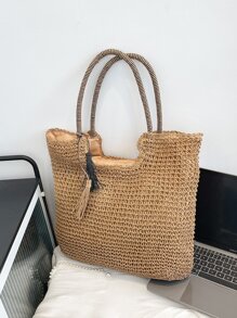 简约奢华的纯色手提包