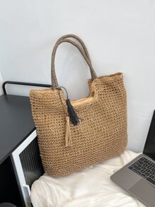 简约奢华的纯色手提包