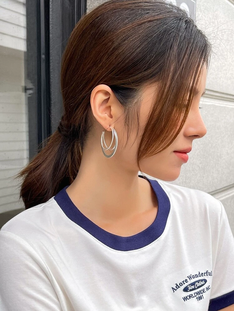 Minimalist Cuff Hoop Earrings