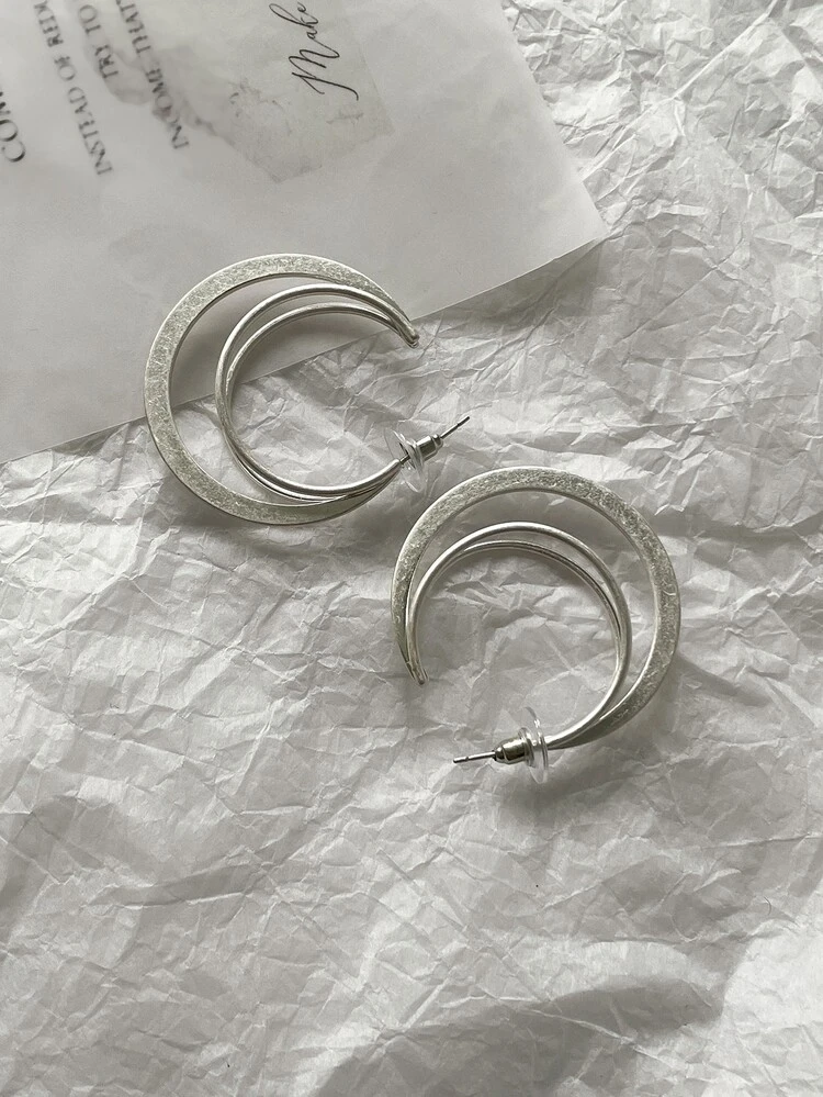 Minimalist Cuff Hoop Earrings