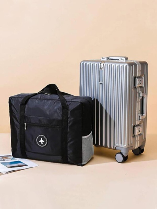Sac de voyage en tissu Oxford épaissi, sac de sport pliable imperméable Mode en ligne SHEIN