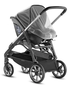 Màn chống muỗi cho xe đẩy trẻ sơ sinh, màn chống muỗi cho ghế ô tô trẻ sơ sinh, màn chống muỗi và bướm đêm cỡ lớn. - trắng - Xem 3