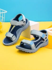 Boys' Breathable Summer Beach Sandals With Dual Colors Outsole - Multicolor - View 1
