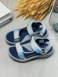 Boys' Breathable Summer Beach Sandals With Dual Colors Outsole - Multicolor - View 4