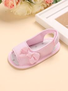 Baby Bow Decor Strap Sandals - Pink - View 2