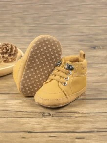 Infant Lace-Up Front Skate Shoes - Brown - View 5