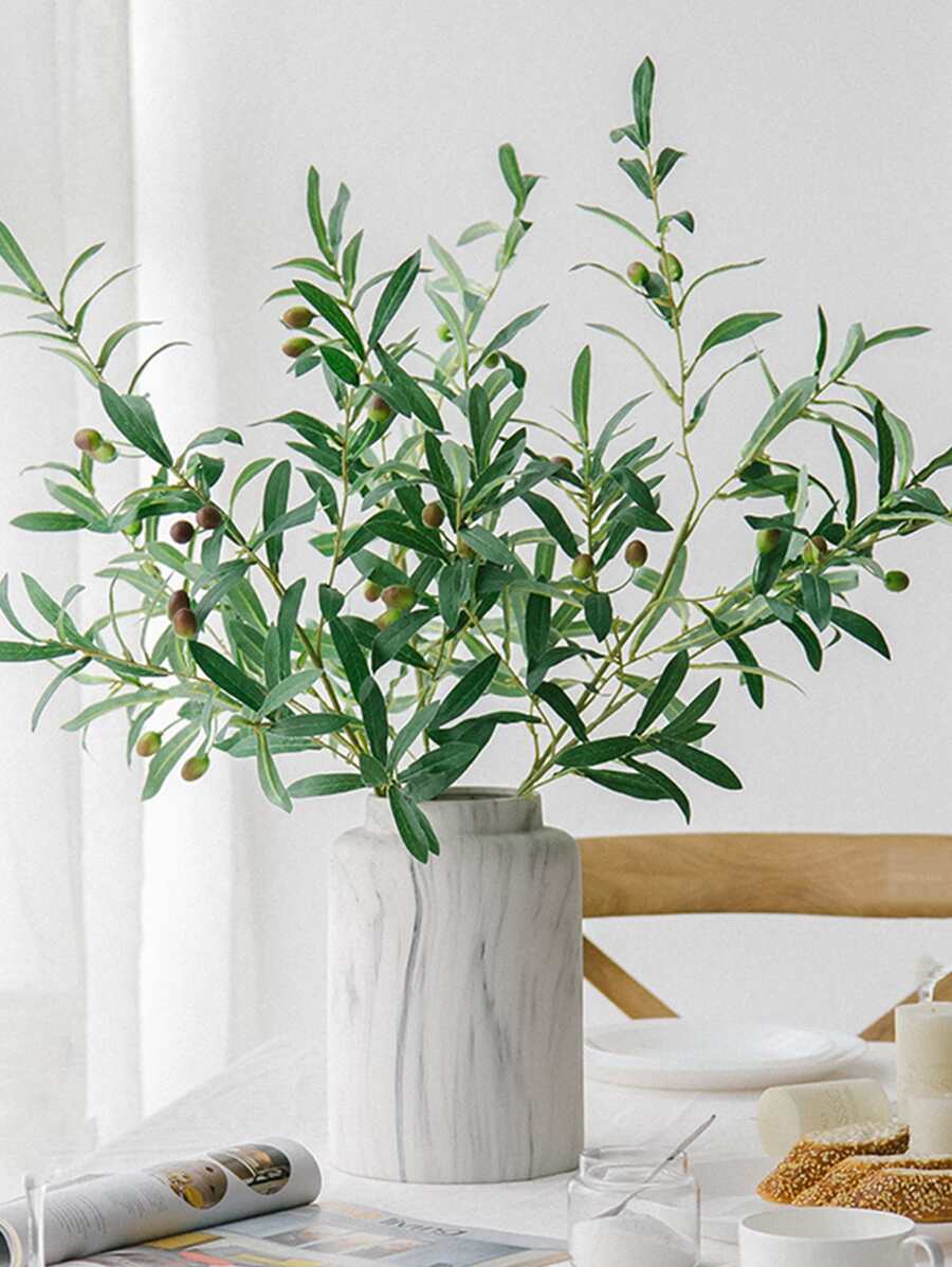 1pc Artificial Plant - Green - View 1