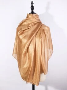 Khăn voan rắn - Vàng - Xem 5