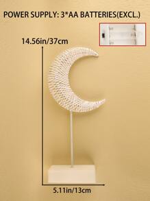 Luz decorativa en forma de luna