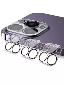 3pcs Plain Lens Film Compatible With iPhone15/15Plus/15Pro/15Promax - Clear - View 1