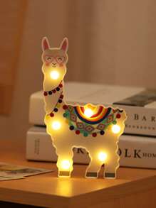 羊駝形狀小夜燈 - 黃色 - 查看 4