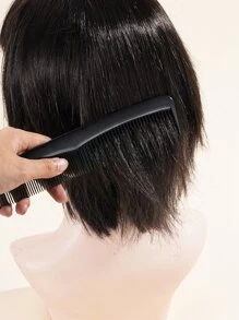 1pc Plastic Dual-Sided Hair Straightening Styling Comb Hair Brush,Hair Brush,Comb,Hair Tools,Hair Products And Accessories For Barber Salon Beauty Travel Essentials