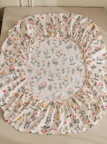 花卉印花床單，田園風格床單，適用於臥室 - 彩色 - 查看 5