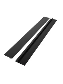 1入組厨房矽膠縫隙密封條 - 黑色 - 查看 1