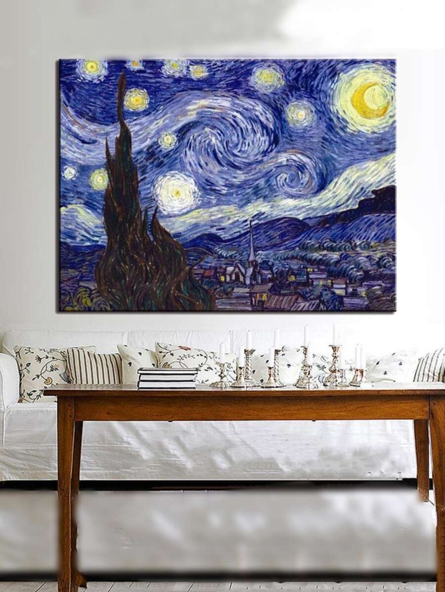 1 Vải Không Dệt Tranh Có Khung, Họa Tiết Galaxy Hiện Đại Tranh Có Khung Cho Gia Đình - Nhiều màu - Xem 1