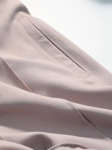 DAZY Cao eo Chân thẳng Quần tây - Bụi hồng - Xem 3