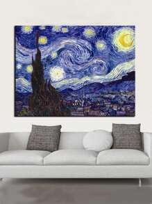 1 Vải Không Dệt Tranh Có Khung, Họa Tiết Galaxy Hiện Đại Tranh Có Khung Cho Gia Đình - Nhiều màu - Xem 3