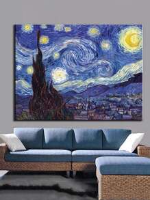 1 Vải Không Dệt Tranh Có Khung, Họa Tiết Galaxy Hiện Đại Tranh Có Khung Cho Gia Đình - Nhiều màu - Xem 4