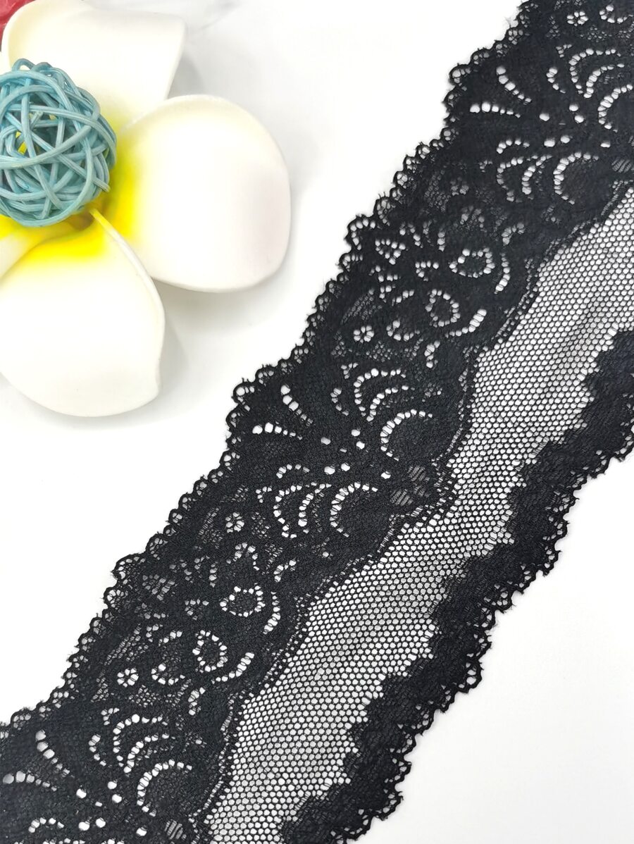 1入組DIY織帶花邊 - 黑色 - 查看 1