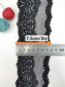 1入組DIY織帶花邊 - 黑色 - 查看 2