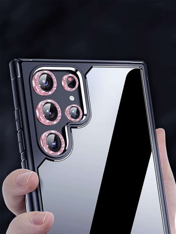 Glitter Phone Lens Protector Compatible With Samsung S22 Ultra SHEIN USA