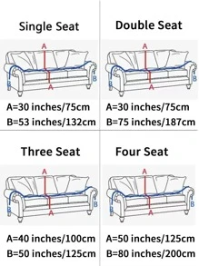 1 chiếc khăn sofa chống thấm nước - Xám - Xem 4