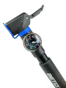 1set Letter Graphic Bicycle Pump - Black - View 2