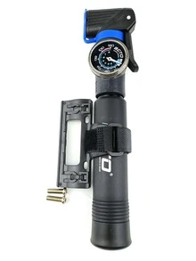 1set Letter Graphic Bicycle Pump - Black - View 3