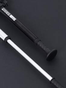 1set Letter Graphic Bicycle Pump - Black - View 5