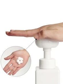 1入組素色乳液分配器 - 白色 - 查看 3