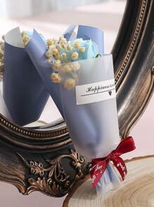 1入組擬真手捧花 - 香檳色 - 查看 3