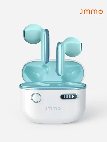JMMO 无线耳塞式耳机游戏耳机，具有超低延迟游戏模式和 13 毫米动态驱动器，适合女性儿童男性圣诞节礼物，秋冬必备品