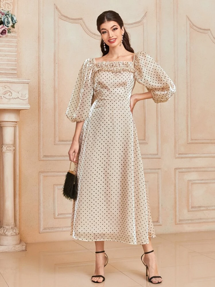 Robe Bébé Fille Manches Bouffantes à Pois - Dot Dot Smile 12-24 Mois - Neuf Avec étiquettes