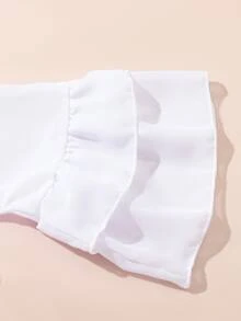 小女童荷葉邊荷葉袖和服罩衫