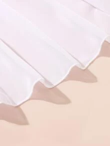 小女童荷葉邊荷葉袖和服罩衫