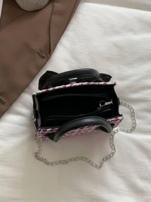 Của phụ nữ Mini Giải trí Bowknot Túi xách tay Với dây chuyền Dây đeo , Vai & Túi đeo chéo - Nhiều màu - Xem 5