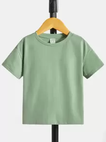 SHEIN Chàng trai trẻ Khẩu hiệu & Đồ họa Hoạt hình Áo thun - Nhiều màu - Xem 2