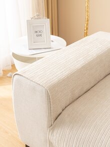 1 chiếc khăn sofa màu trơn - Màu be - Xem 6