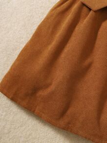 Girls Ruffle Trim Tee & Belted Skirt - Multicolor - View 5