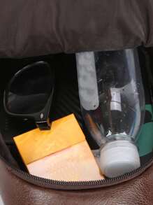 新款包包 胸包 软皮防水单肩包 斜挎包 韩版 斜跨单肩包 交叉背包 单肩包 爸爸礼物 男士礼物 学院风包包 夏季中世纪复古包包礼物 时尚休闲度假胸包礼物 旅行必备品 复古包包 情人节节日必备品 腰包 贴纸包 冬季棕色包包 返校 - 棕色 - 查看 9