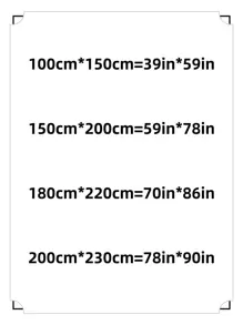 1入組格子圖案被子日式家居布藝床罩
