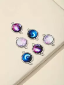 星空圖案圓形DIY - 彩色 - 查看 1