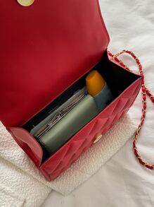 Túi vai Chuỗi Thanh lịch - Đỏ - Xem 4