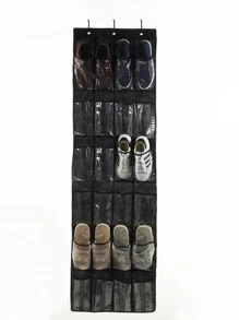 1 túi đựng giày 24 ô - màu đen - Xem 2