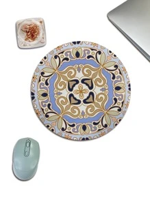 1pc Marble Print Mouse Pad - Multicolor - View 2