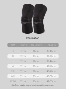 2pcs Solid Silicone Knee Pad - Black - View 5