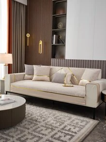 1pc Jacquard Sofa Towel - Multicolor - View 5