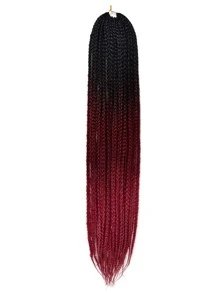 Long Synthetic Crochet Hair Braid - Ombre - View 1